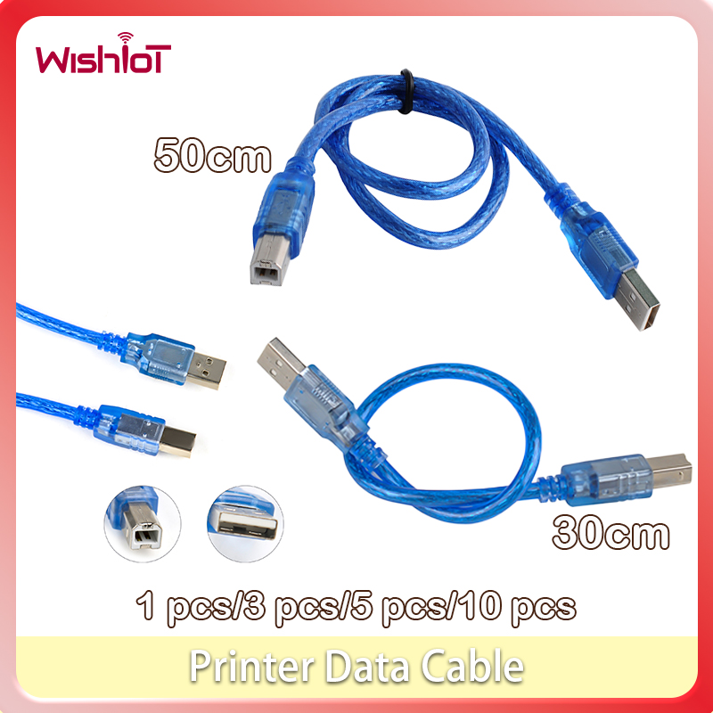 Usb Data Cable - USB 2.0-Verbindungskabel mit quadratischem Anschluss, Drucker-Datenkabel,