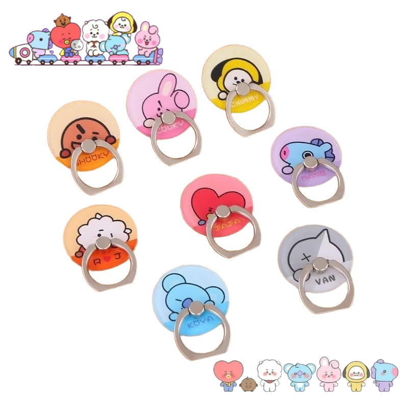 Phone Accessories Supplier - BT21 Cartoon Niedlicher Starker Klebender Handyhalter