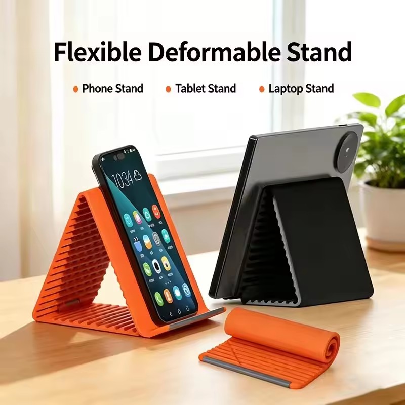 Phone Accessories Crochet - Flexibler Tragbarer Telefonständer aus Silikon für