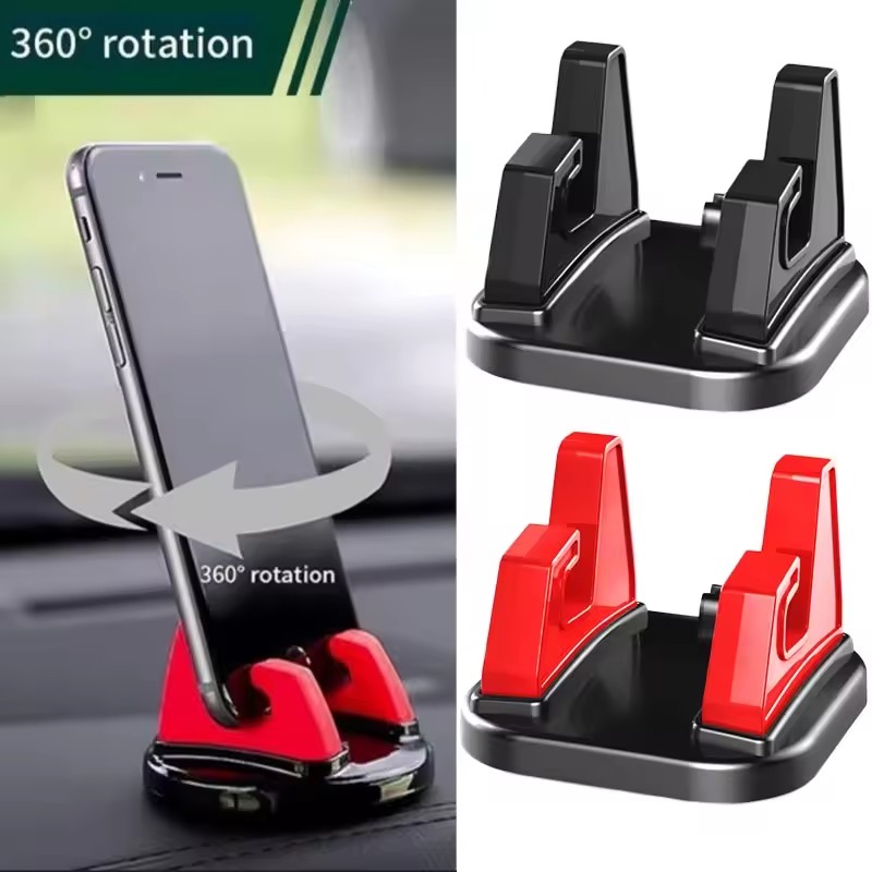 Phone Accessories Crochet - 360-Grad-Drehbarer Auto-Handyhalter für Armaturenbrett, universelle Halterung