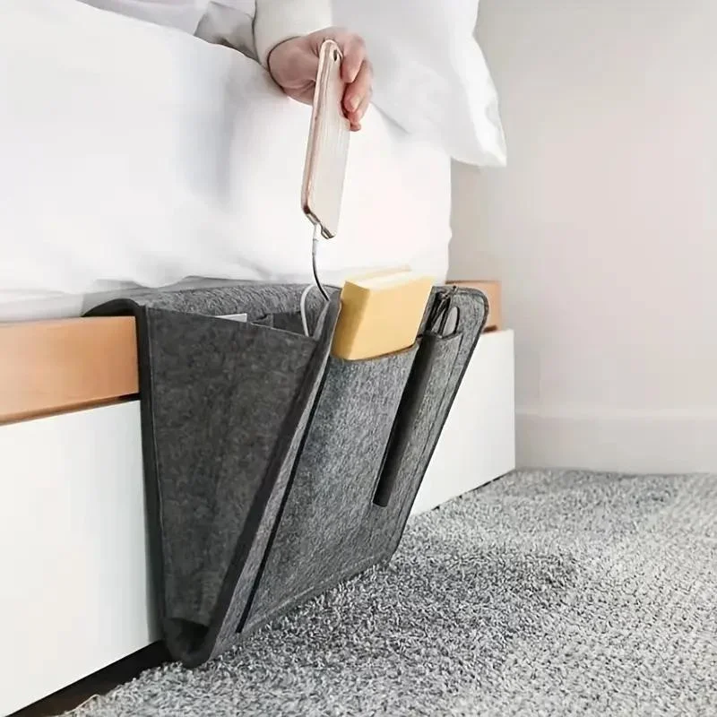 Phone Accessories Cabinet - Nachttisch-Aufbewahrungsorganisator, Nachttisch-Caddy, Tisch, Schrank, Aufbewahrungsorganisator, TV-Fernbedienung,