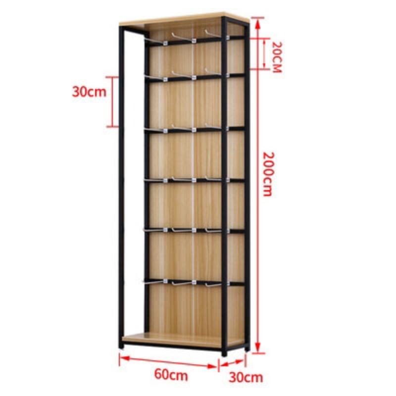 Phone Accessories Cabinet - Supermarkt-Regalvitrine für Hausschuhe, Mobiltelefone, Schreibwaren, Zubehör,