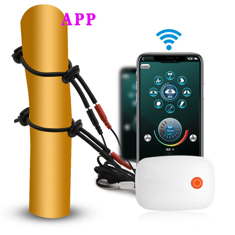 Phone Accessories App - Elektrische Schock Ring Auf Penis Telefon