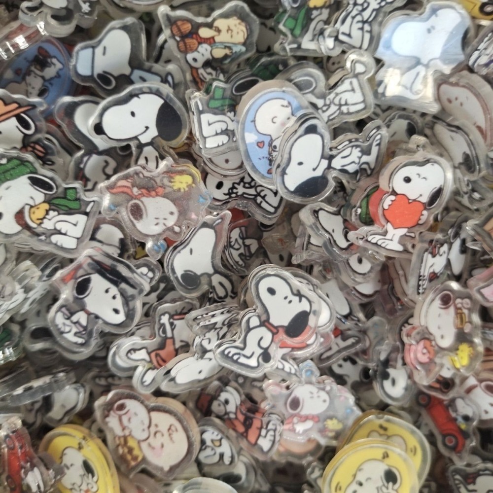 Phone Accessories Supplier - 50-100 Stück 2cm Snoopy Acrylplatten DIY