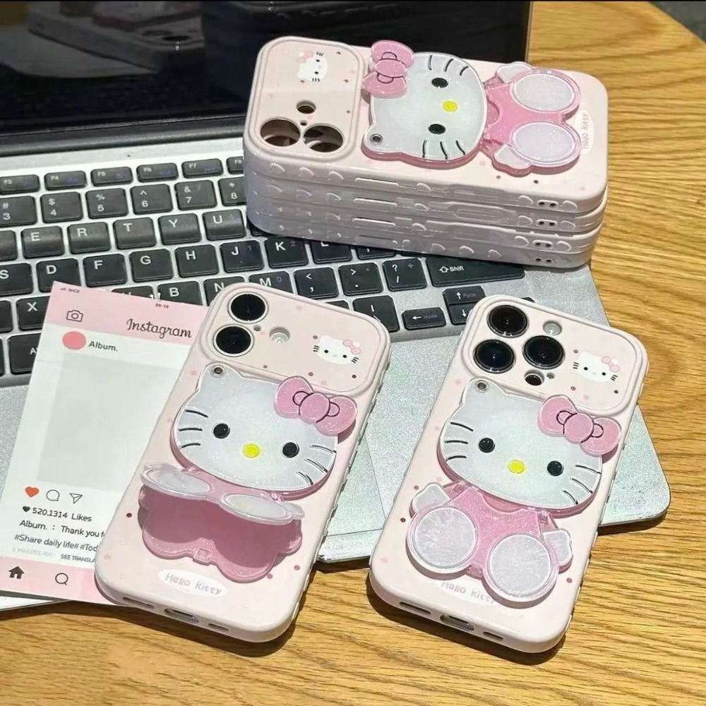 Phone Accessories Supplier - Kreative Anime-Handyhülle mit Halterung für iPhone