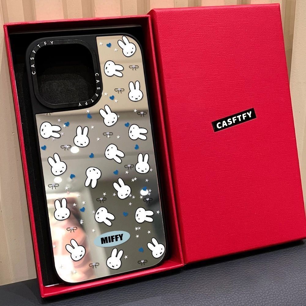 Phone Accessories Supplier - Anime Cartoon Erdbeer-Miffy Handyhülle für iPhone