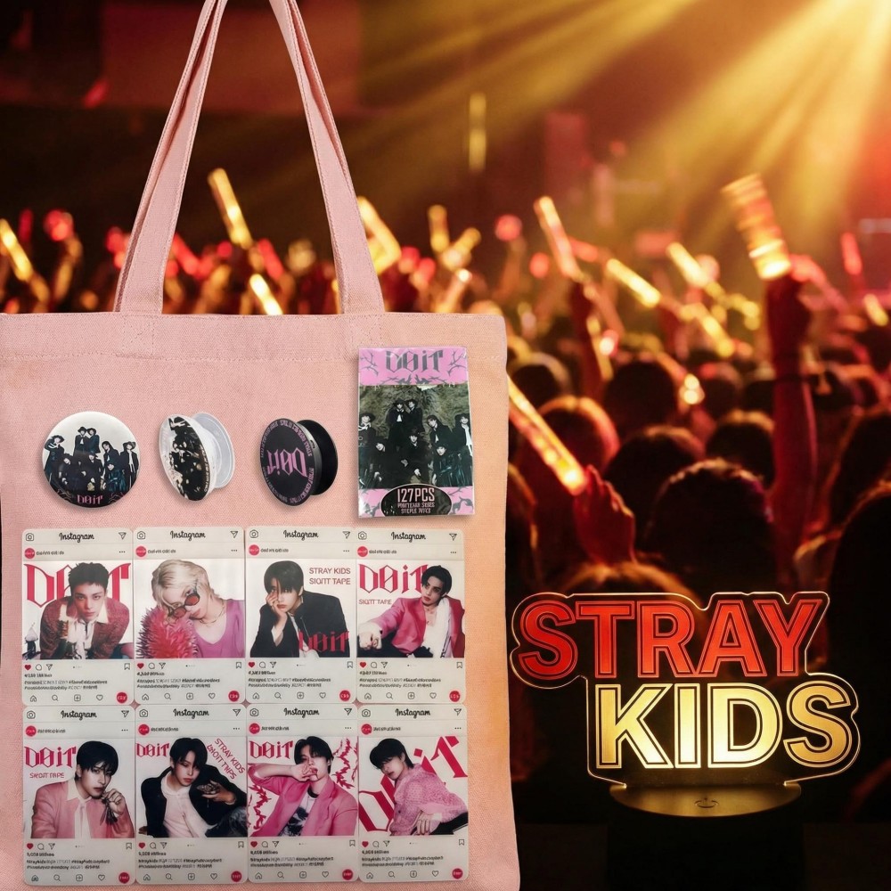Phone Accessories Crochet - DO IT Themen-Kpop Stray SKZ Fotokarten-Aufkleber