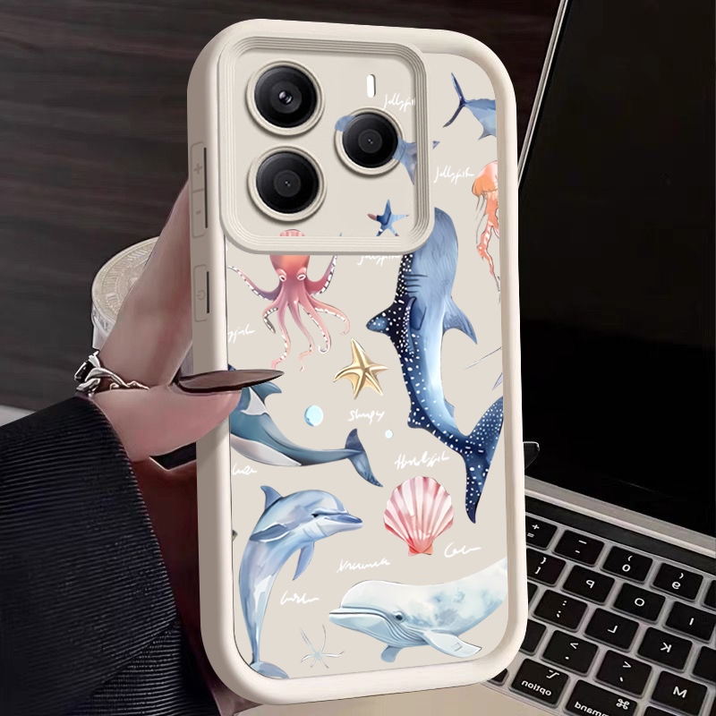 Niedliche Delfin-Muster Weiche – Xiaomi Redmi Note 14 Bewertung und Preis