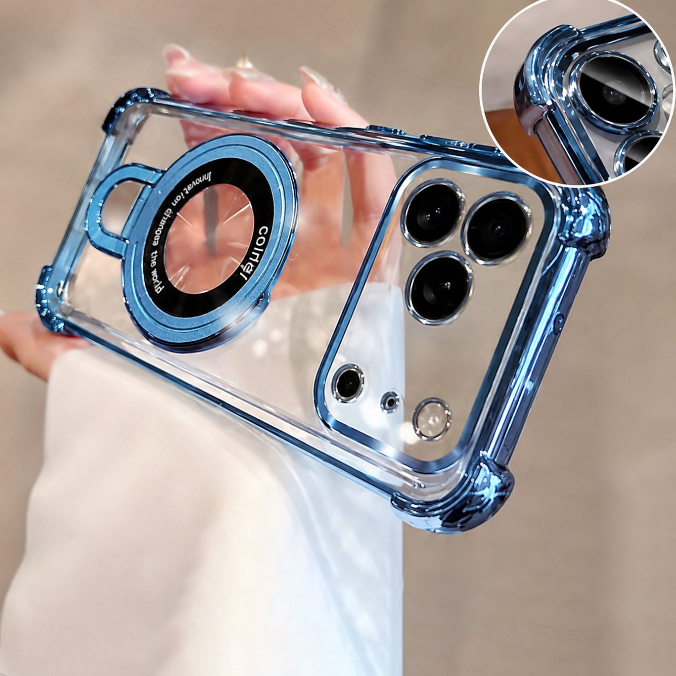 Luxuriöse Transparente Galvani – Phone Accessories Ring Bewertung und Preis