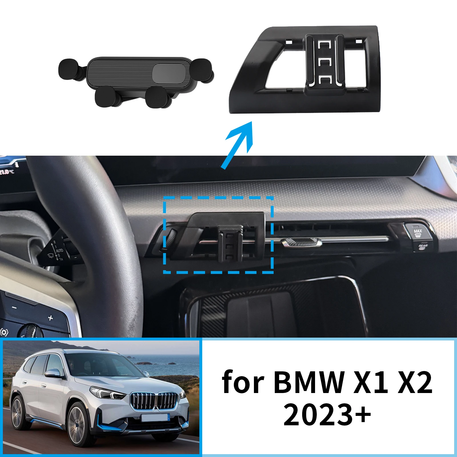 Auto-Handyhalter für BMW X1 X2 – X1 Phone Accessories Bewertung und Preis