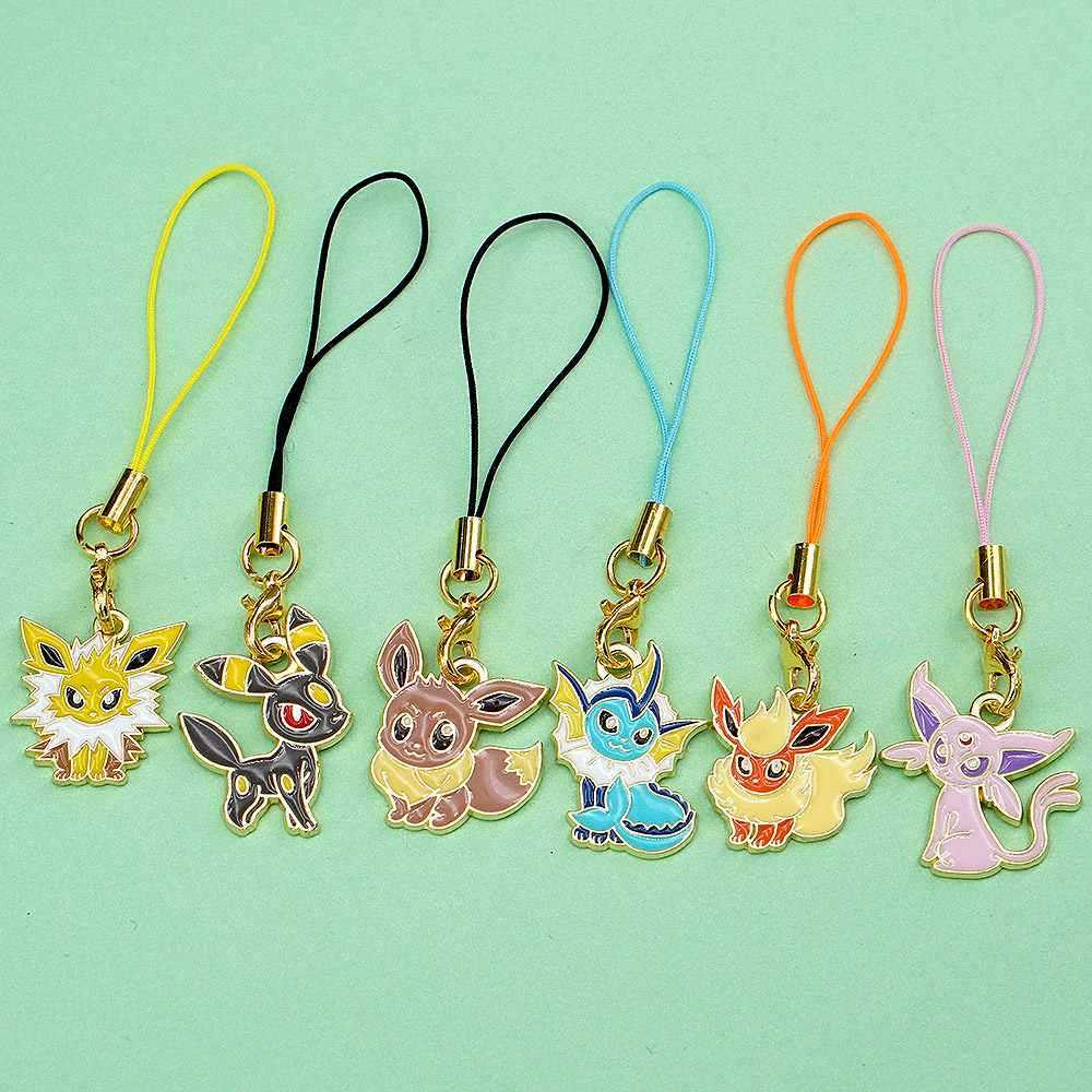 6 Stück Anime Pokemon Eevee Ha – Phone Accessories Supplier Bewertung und Preis