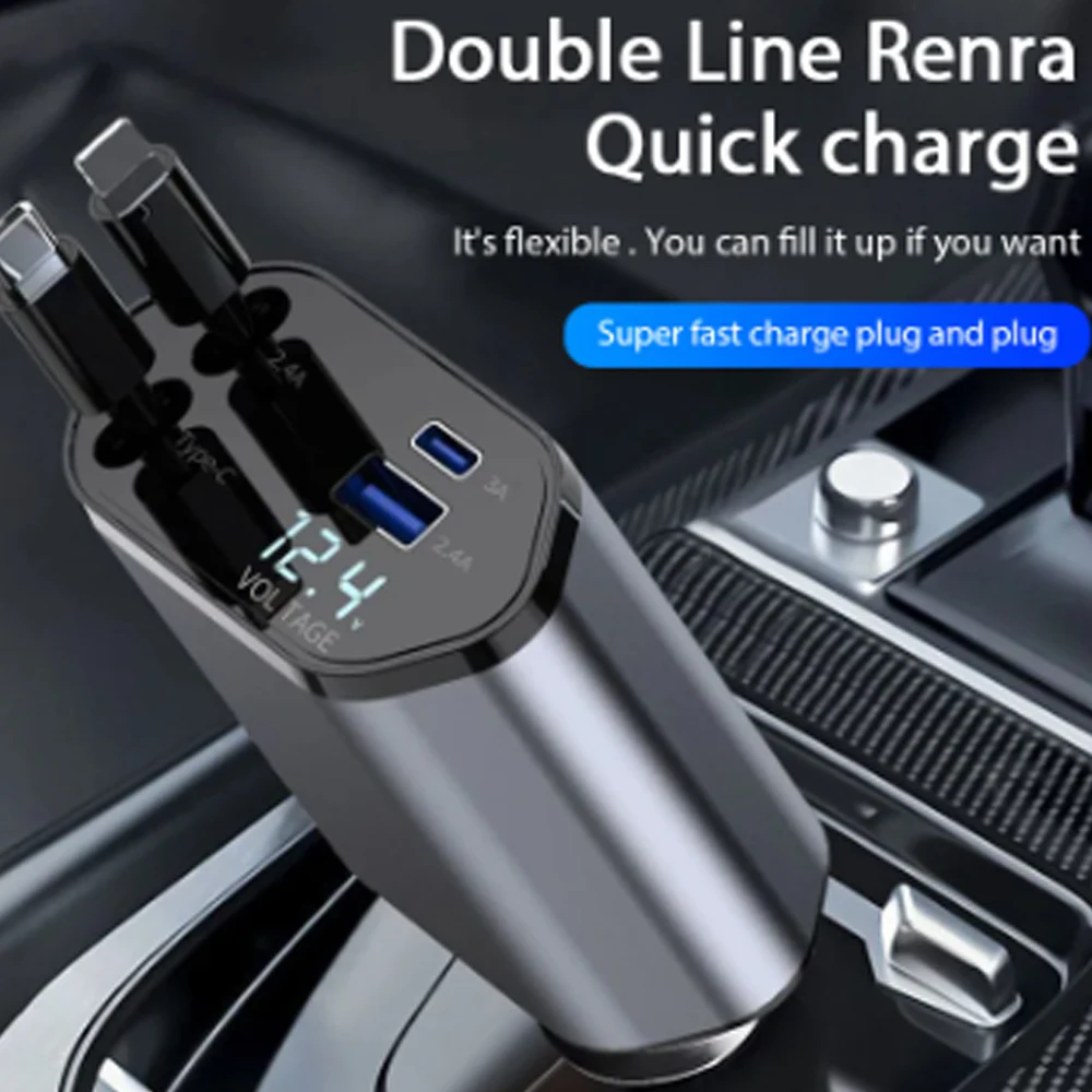 Autoladegerät-Adapter, 120 W,  – Usb Data Cable Bewertung und Preis