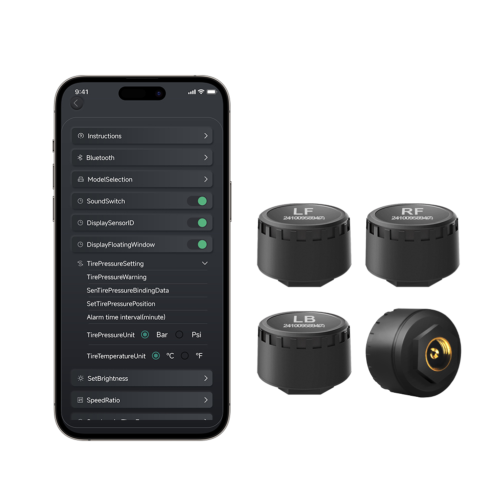 Auto TPMS 4 Sensoren Bluetooth – Phone Accessories App Bewertung und Preis