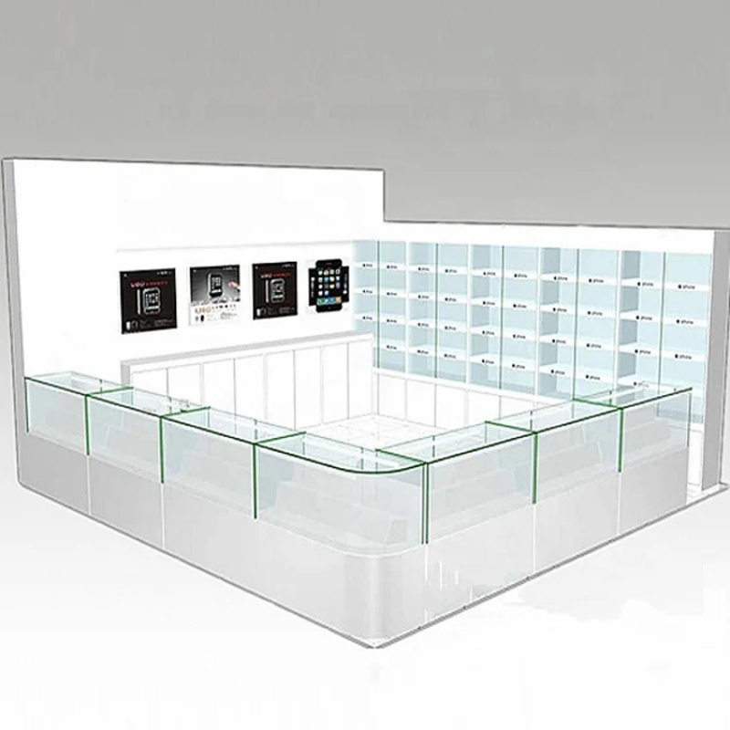 Maßgefertigte Handy-Glasvitrin – Phone Accessories Cabinet Bewertung und Preis
